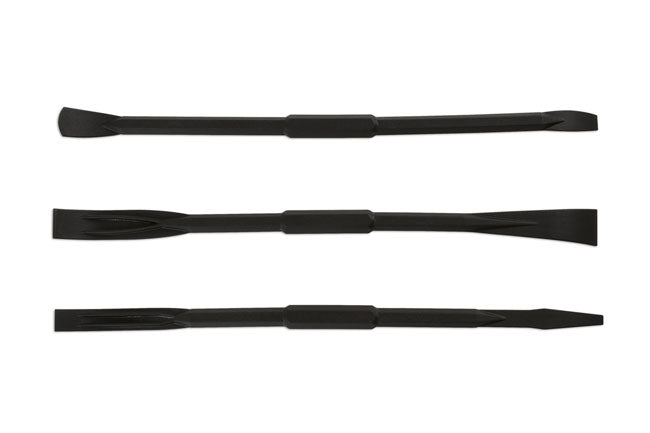 LASER 6732 Light Duty Pry Bar Set 3pc 185 mm Double Ended Composite Tool