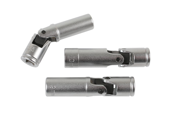 LASER 6741 Glow Plug Set Of Socket Wrench Inserts Chrome Vanadium Steel