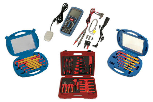 LASER 6772 Hybrid Electric Vehicle Tools Safety Pack Multimeter Tester Socket