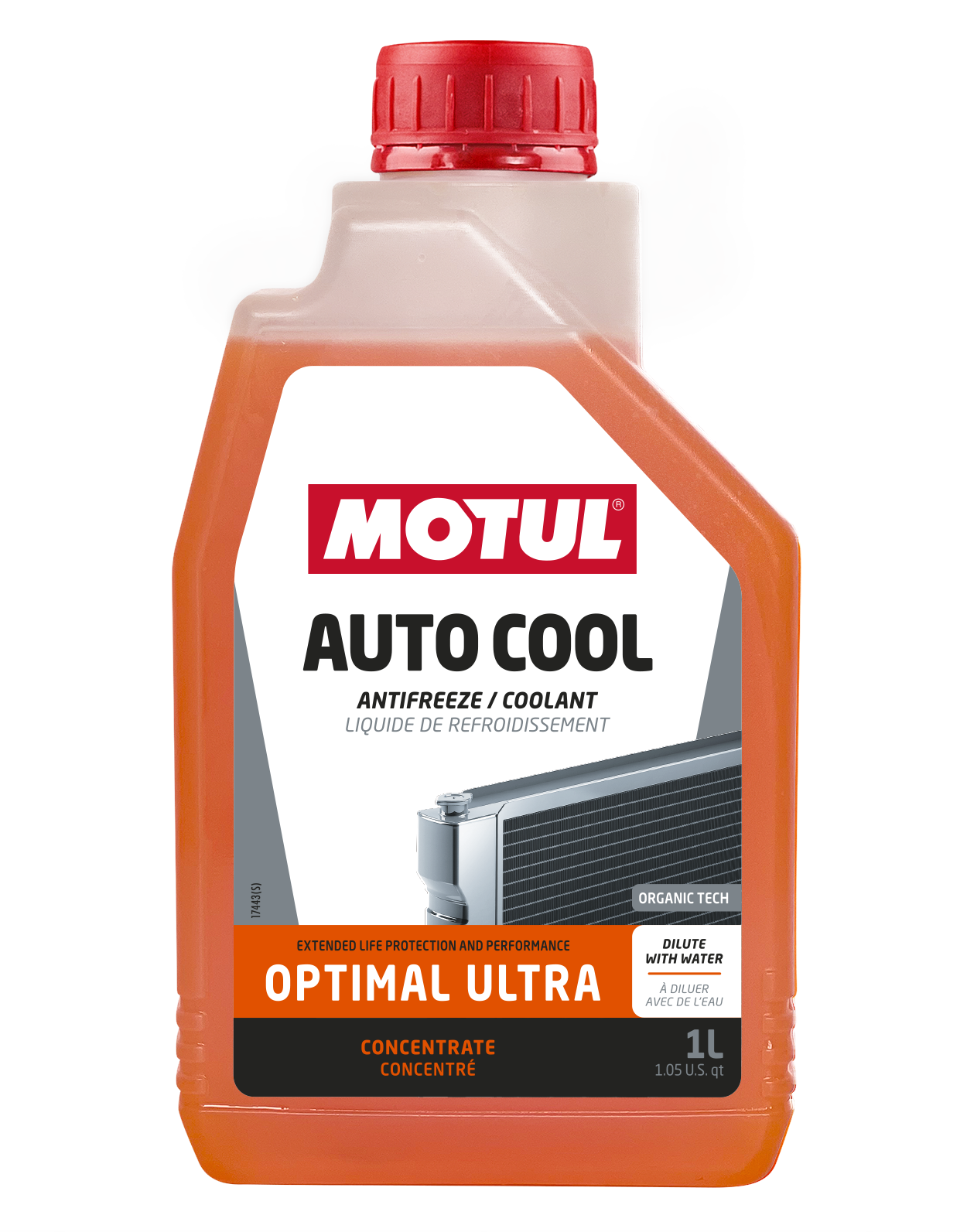 Motul AUTO COOL OPTIMAL ULTRA 1L Auto Cooling Liquid Concentrated Antifreeze