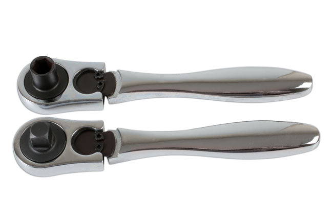 LASER 6787 Reversible Ratchet Cylindrical 1/4" Drive Chrome Vanadium 72 Teeth