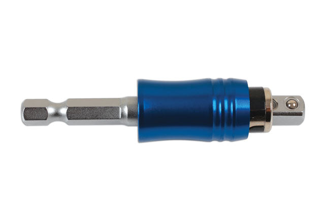 LASER 6836 2-in-1 Cordless Drill Adaptor 75mm Chrome Vanadium Steel Quick Chuck