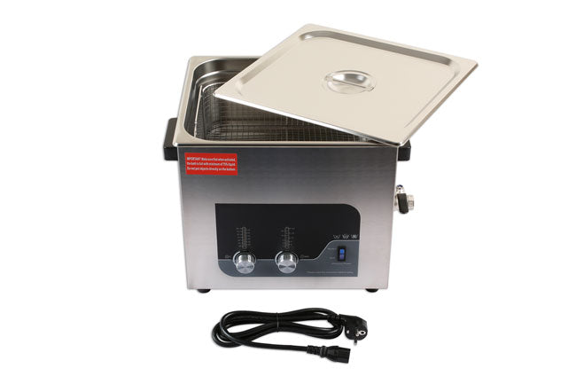 LASER 6857 13L Stainless Steel Ultrasonic Cleaner Bath With Timer & Heater