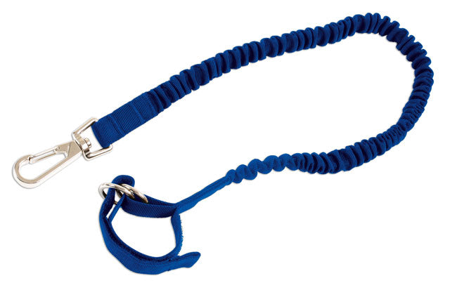 LASER 6877 Safety Tool Lanyard Dual Hook Retractable Wire 4.5 kg Capacity