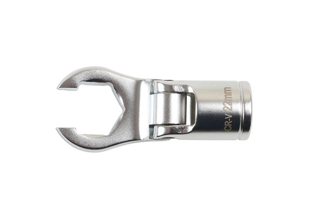 LASER 6925 Flexible Crows Foot Wrench 22mm 1/2" Drive Chrome Vanadium Steel