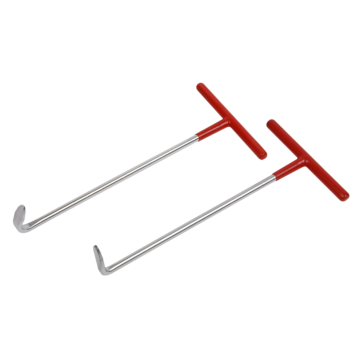 Sealey Exhaust Puller Tool Set 90° & 120° Hooks 2 Pieces T-Handled VS1641