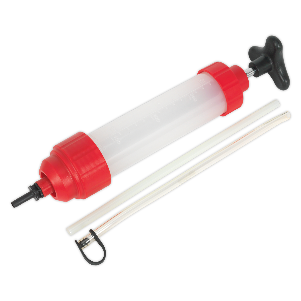Sealey Oil Inspection Multipurpose Syringe With Viton Seal 350ml Red VS407