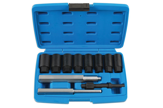 LASER 6972 Wheel Locking Nut Removal Kit Chrome Molybdenum Fitting Tool