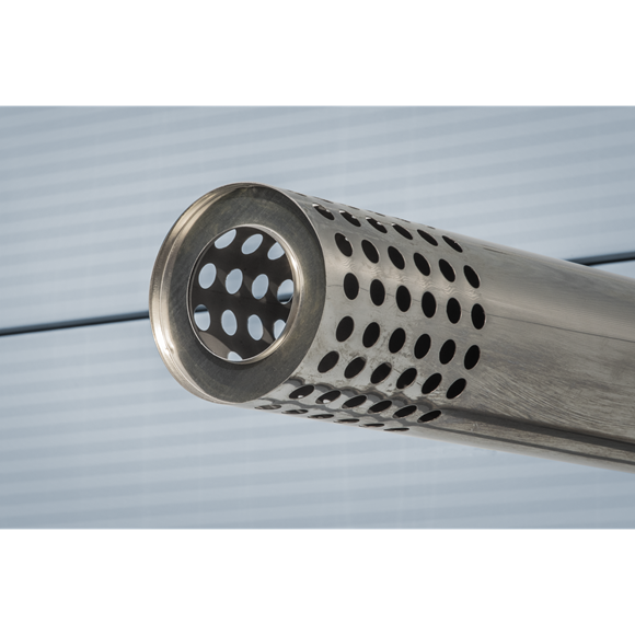 Sealey Ø100mm Stainless Steel Exhaust/Flue End Pipe For IR13/IR16 900mm IREX1