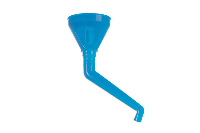 LASER 7029 Difficult Access Funnel Plastic PP 145mm Dia Angled Spout 240mm Reach