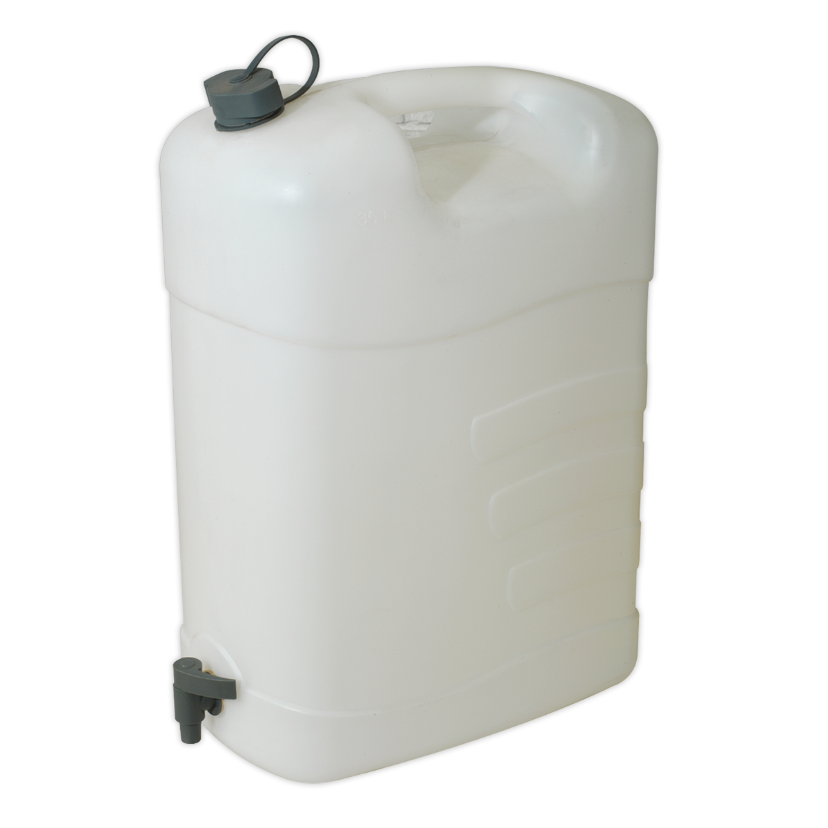 Sealey 35L Polyethylene Fluid Container With Attached Screw Cap & Tap WC35T