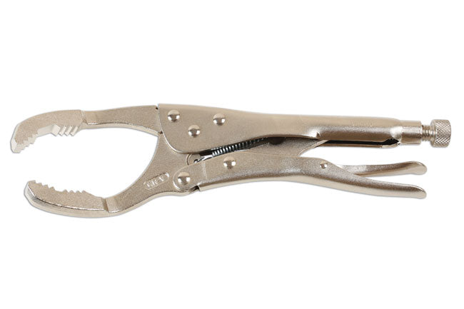 LASER TOOLS 7121 Oil Filter Locking Pliers Chrome Vanadium Jaws 45 - 130mm