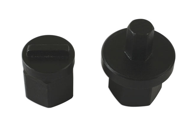 LASER 7282 Oil Drain Plug Socket Wrench Insert 17mm Hex Drive Steel For Kia