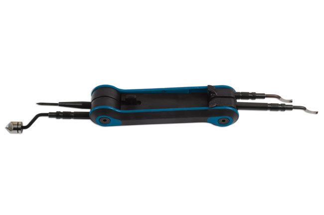 LASER 7291 Universal Deburring Multi-Tool Black Passivated Curved Blade