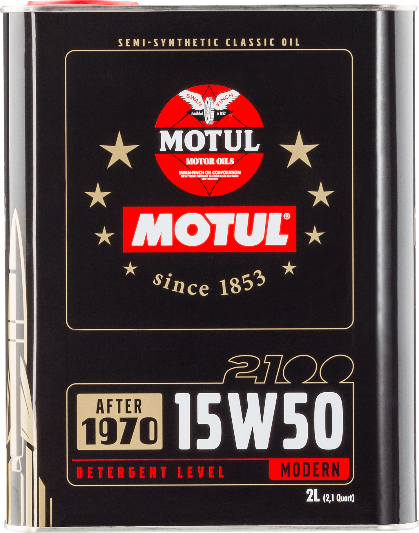 Motul CLASSIC 2100 15W50 2 Liter Auto 15W-50 Semi /Part Synthetic 104512