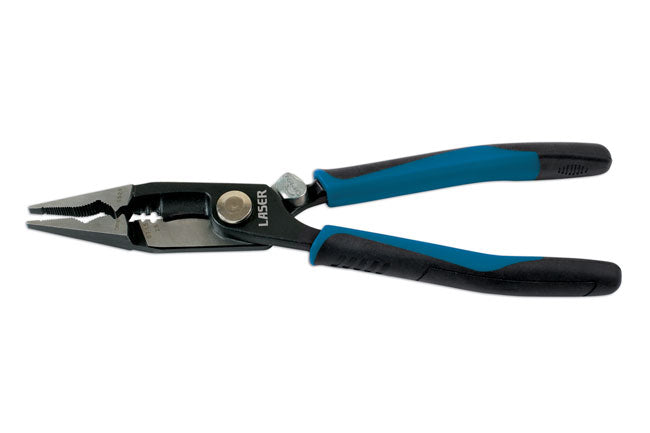 LASER TOOLS 7592 Multifunctional Pliers 200mm Crimper Stripper Cutter Tool
