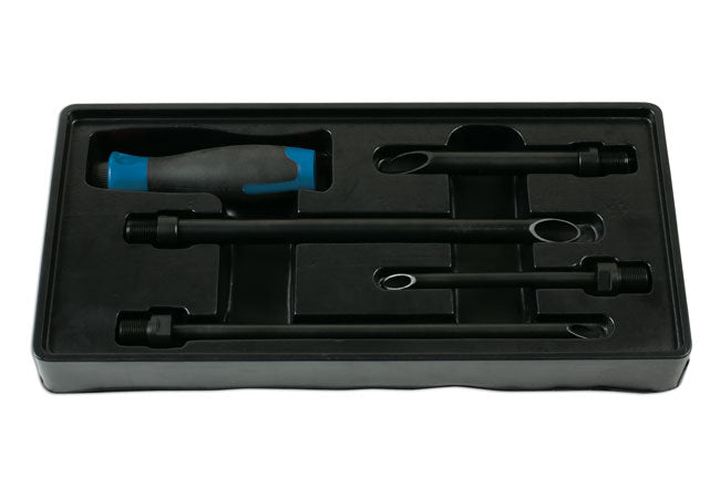 LASER TOOLS 7618 Wire Insertion Tool Set Radiused and Angular Tubes Kit