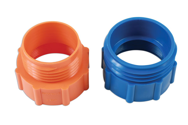 LASER 7621 Lever Pump Thread Adaptors 2pc For 205L Mauser Tri-Sure Drums