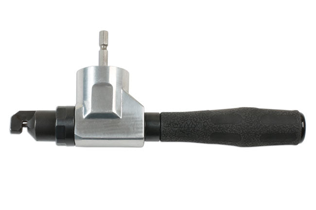 LASER 7693 Sheet Metal Nibbler Drill Attachment Cuts 1mm Steel 0.8mm Stainless