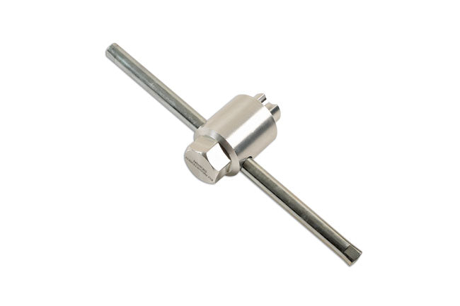 LASER 7719 Oil Drain Plug Socket Wrench Insert 26mm Aluminium Steel T-Handle