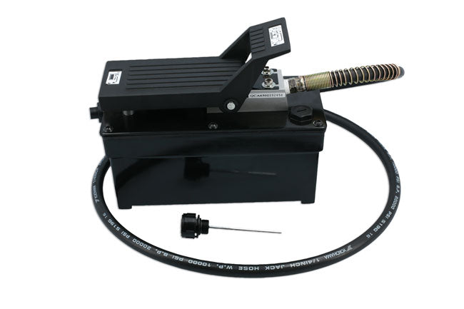 LASER 7862 Air Powered Hydraulic Pump 700 bar Steel Body Foot Pedal Operation