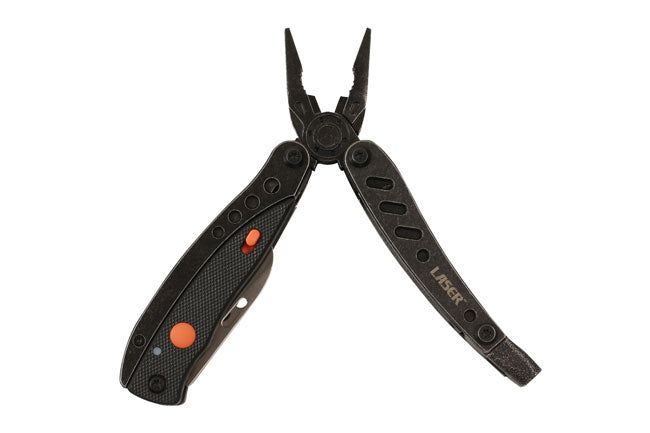 LASER 7872 10-in-1 Multifunction Tool Pliers Screwdriver Knife Aluminium