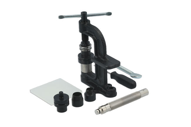 LASER 7881 Tarpaulin Grommet Fitting Kit Steel G-Clamp For 12mm 16 mm Eyelets