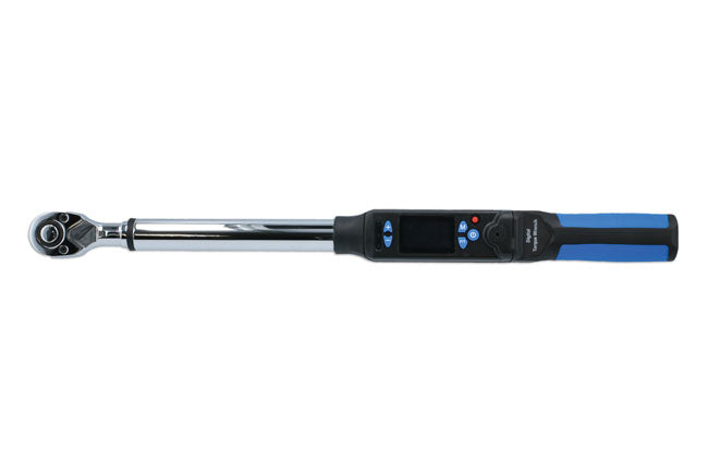 LASER 7908 Digital Torque and Angle Wrench 1/2" Drive 40-200 Nm Precision Tool