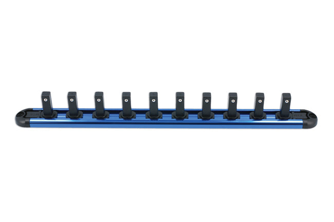 LASER 7923 Insulated Socket Rail 3/8" Inch Drive Aluminium Tool Organiser