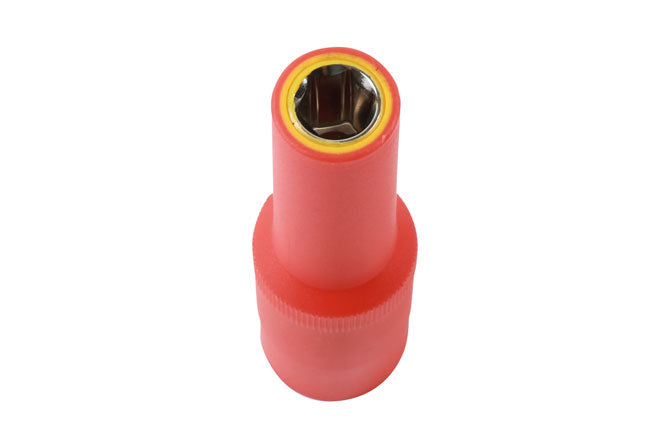 LASER 7949 Deep Insulated 1/2" Drive 10 mm Hex Socket For High-Voltage Use