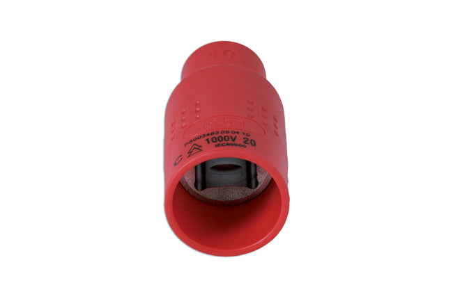LASER 7988 Insulated 1/2" Drive 10 mm Socket Tool 1000V VDE Safety Grade