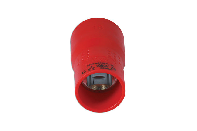 LASER 7996 Insulated Socket 1/2" Inch Drive 18 mm VDE IEC1000V Safety Tool