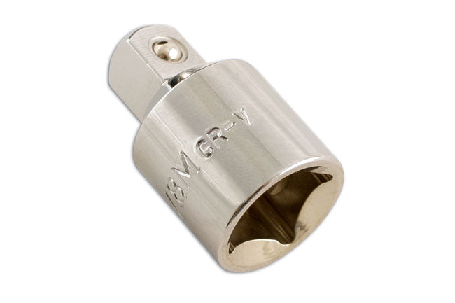 LASER 2522 Ratchet Increasing/Reducing Adapter Set Chrome Vanadium Steel