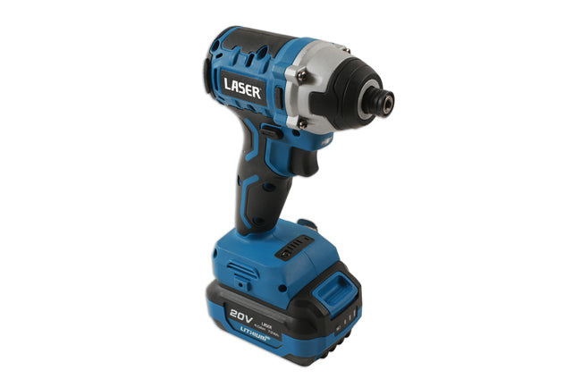 LASER 8012 Cordless Screwdriver 20V Brushless Motor 200Nm Torque Rechargeable
