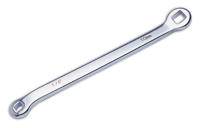 LASER 2598 Brake Lines Spanner 1/4" Square x 10mm Square Spanner Size Tool