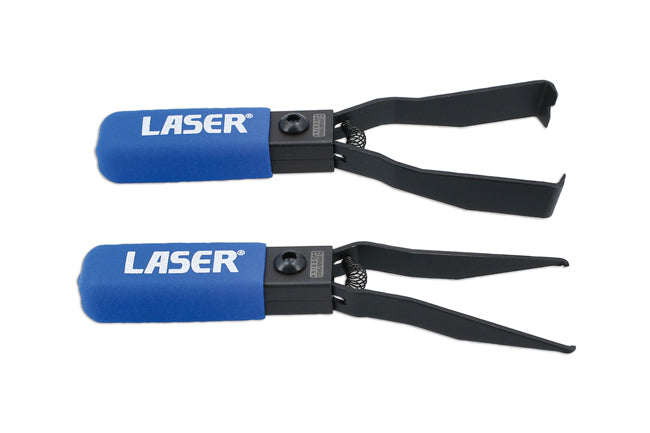 LASER 8268 2Pcs Scarab Plier Set Steel With Spring-Loaded Jaws For Relay Fuse