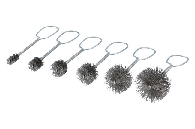LASER 8476 Hole Cleaning Brush Set 6pc Stainless Steel For Engine Components