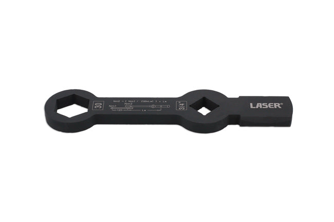 LASER 8537 HGV Brake Caliper Wrench 30mm 3/4" Drive For Commercial Vehicles