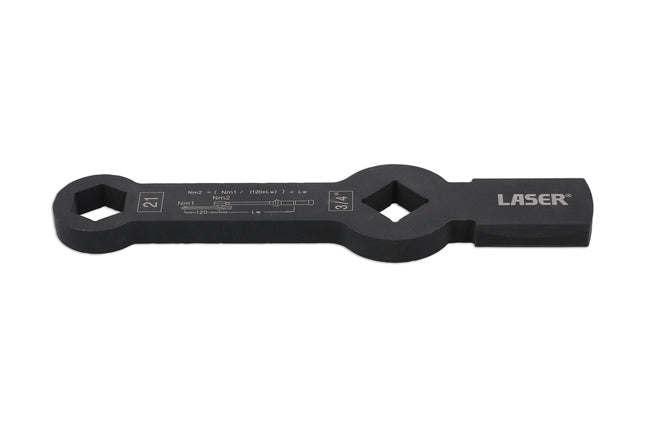 LASER 8538 HGV Brake Caliper Wrench 21mm 3/4" Drive For Commercial Vehicles