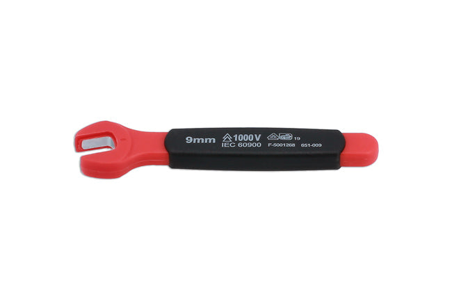 LASER 8547 9 mm Insulated Open Spanner For Hybrid EV Work Chrome Vanadium