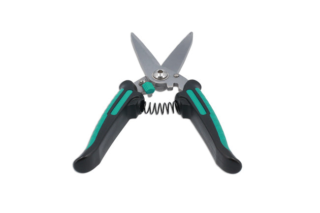 LASER 8613 Cable Shears 200mm Stainless Steel Blades With Spring-Loaded Handles