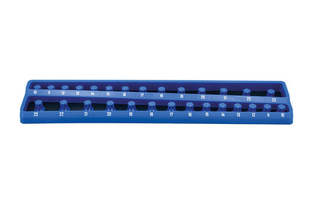 LASER 8634 Twist Lock Socket Set 28 Pieces 1/2" Drive 10mm-23mm Tray Hand Tool