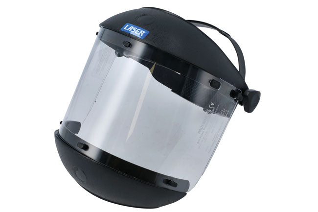 LASER 8660 Arc Flash Face Shield With Chin Guard 1000V AC 1500V DC Polycarbonate