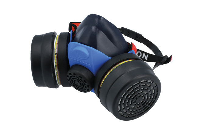LASER 8757 Comfort Fit Silicone Half Mask Respirator With A1B1E1K1P3 Filters