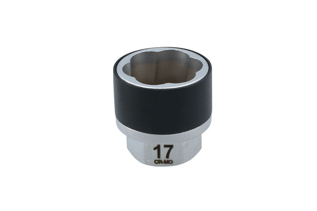 LASER 8764 Damaged Wheel Nut Extractor 17 mm SCM440 Steel Spiral Socket