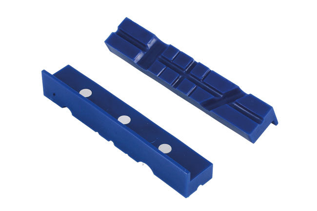 LASER 8779 Magnetic Multi-Groove Bench Vice Soft Jaws 155mm TPU With 6 Magnets