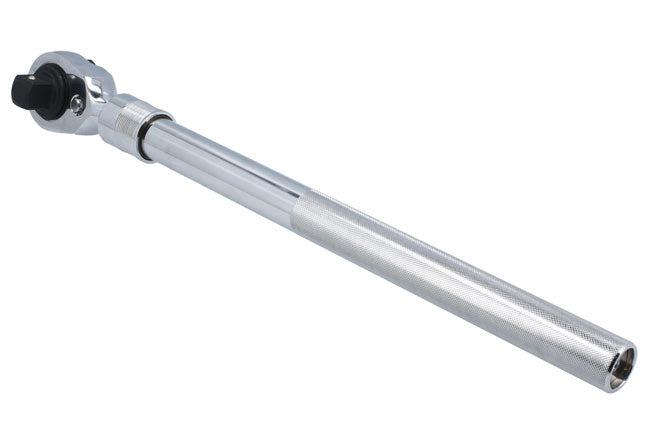 LASER 8792 Push-fit Ratchet 1" Drive 650mm-1100mm Chrome Vanadium Steel 43 Teeth