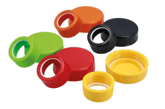 LASER 8843 Universal Reservoir Container For Fluids With Colour Coded Lids