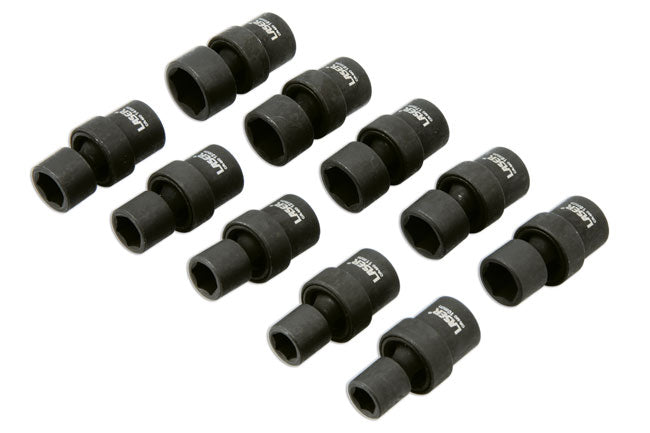 LASER 8901 Impact Universal Joint Socket Set 3/8" Drive Chrome Molybdenum Steel