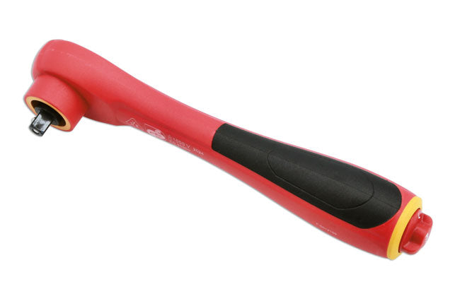 LASER 8979 Reversible Ratchet 3/8" Square Drive DIN EN 60900 Insulation 72 Teeth
